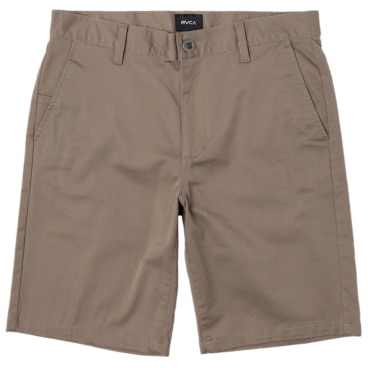 RVCA The Weekend Stretch Shorts - Dark Khaki image 1
