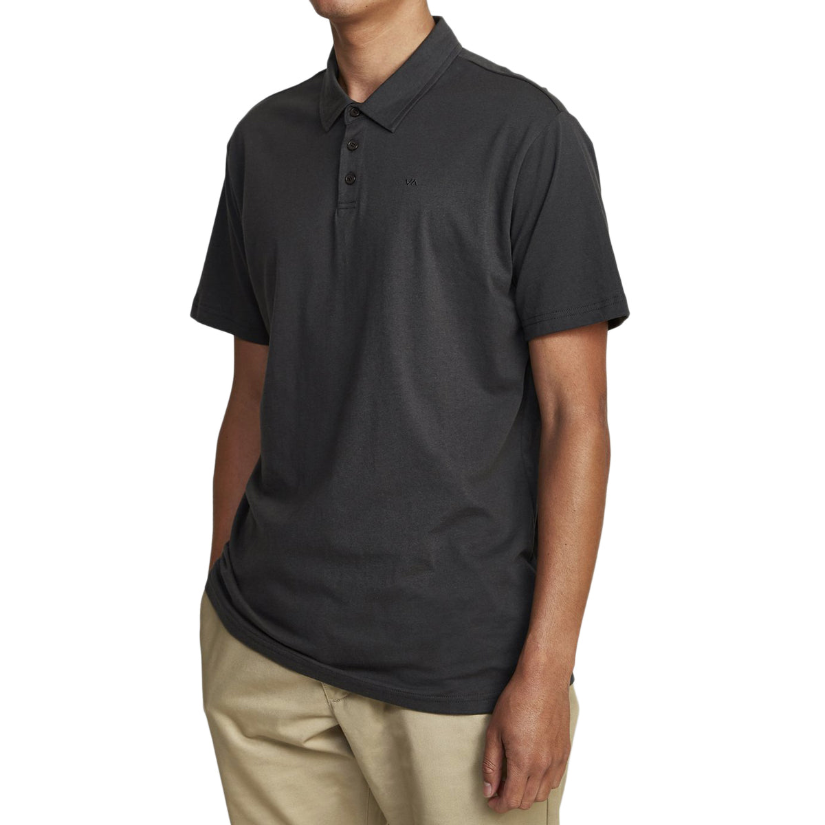 RVCA Ptc 2023 Pigment Polo Shirt - Black image 3