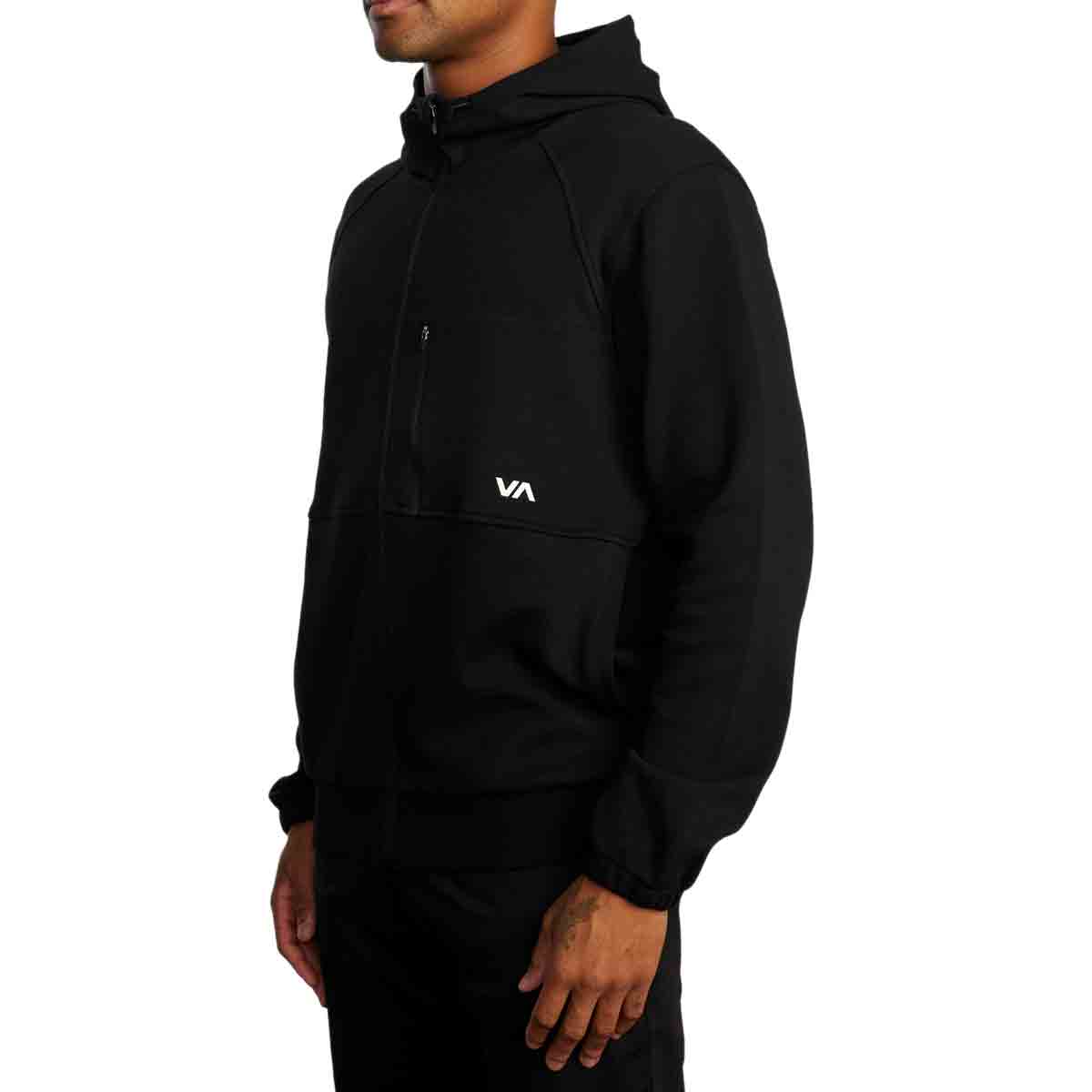 RVCA Tech Fleece II Hoodie - Black image 3