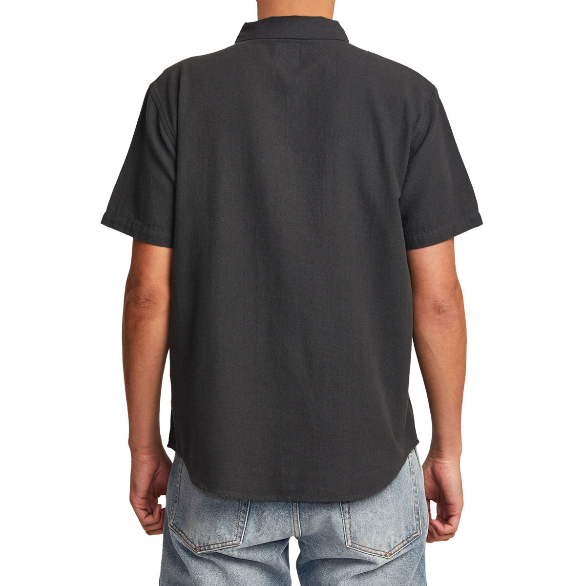 RVCA Day Shift Solid Shirt - Garage Blue image 2