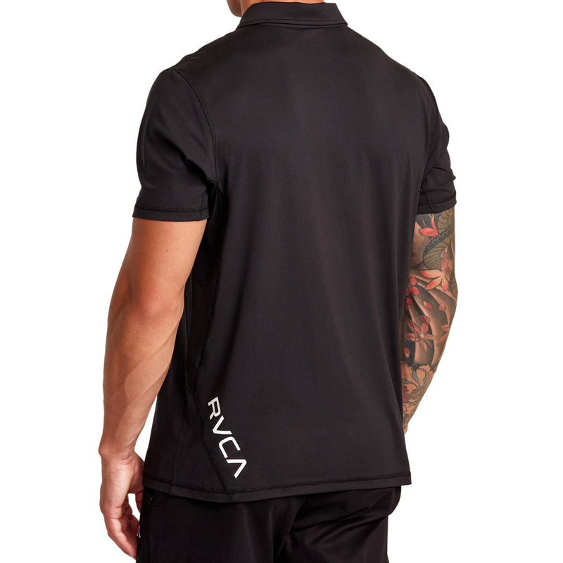 RVCA Sport Vent Polo Shirt - Black