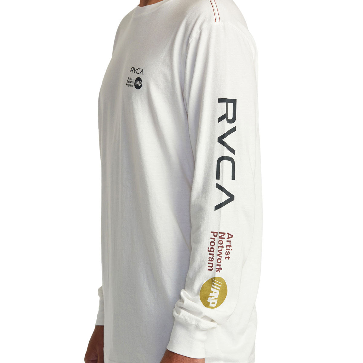 RVCA Anp Long Sleeve 2023 T-Shirt - Antique White image 4