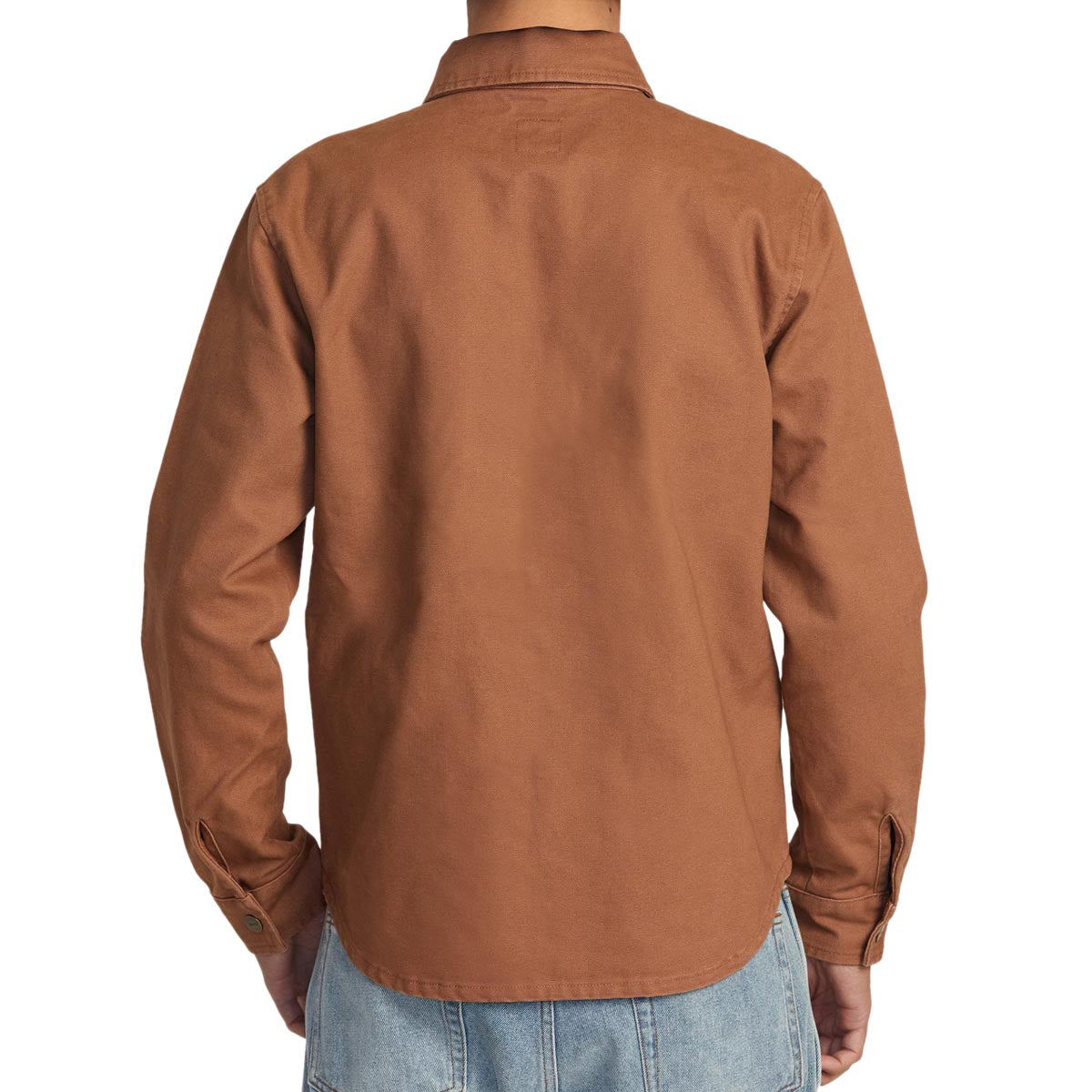 RVCA Chainmail Overshirt Long Sleeve Shirt - Rawhide image 2