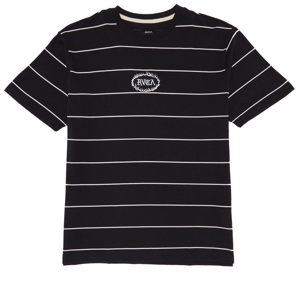 RVCA Vallejo Stripe T-Shirt - Black image 1