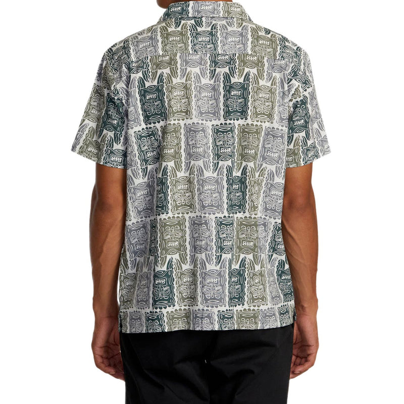 RVCA Oblow Tapa Shirt - Antique White