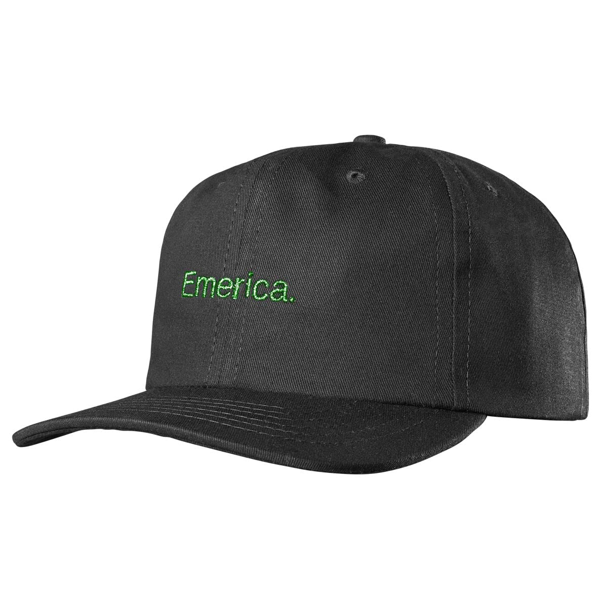 Emerica Pure Gold Dad Hat - Black/Green image 1