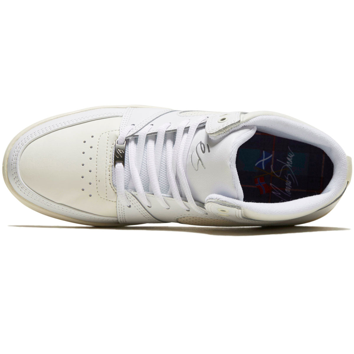 eS Accel Slim Mid Shoes - White/Light Grey image 3