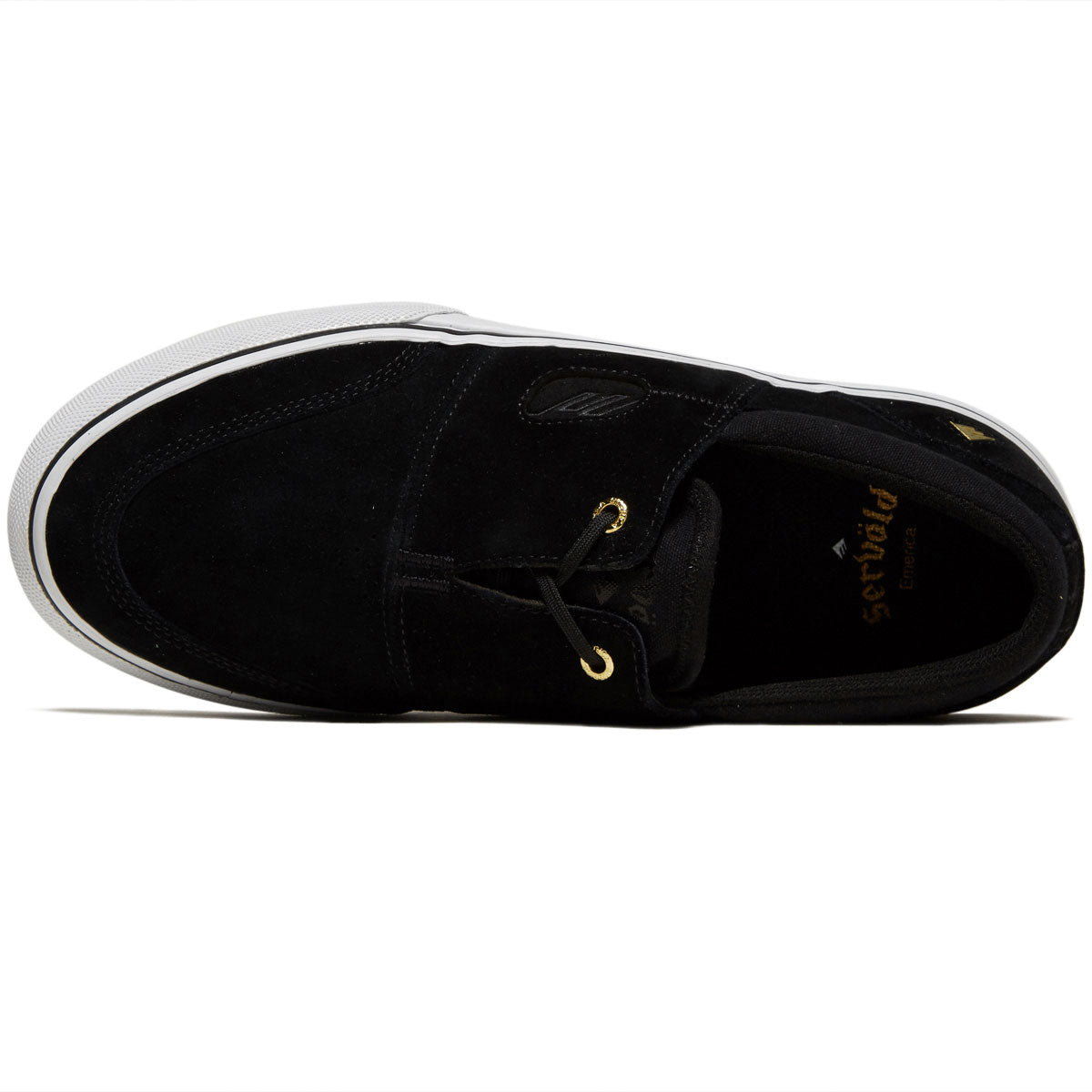 Emerica Servold Shoes - Black/White/Gold image 3