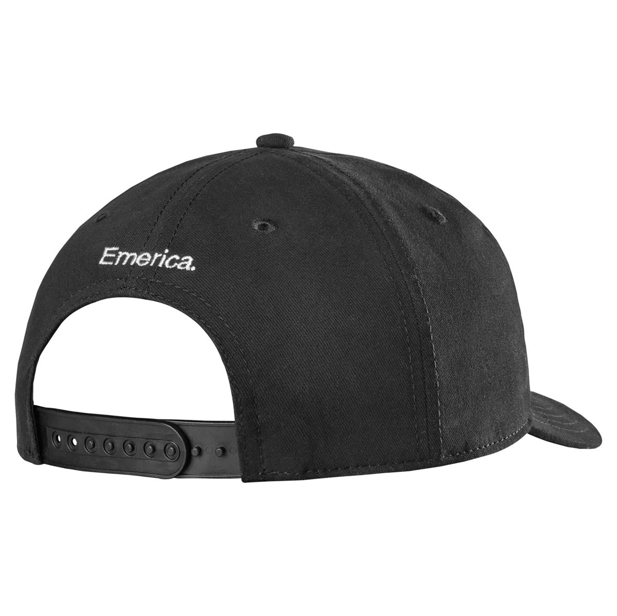 Emerica 6 Feet Above Snapback Hat - Black image 2