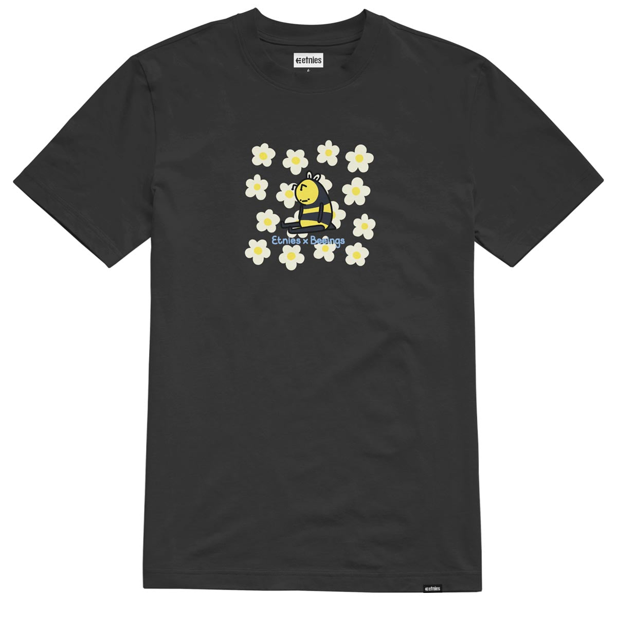 Etnies Beeings Floral T-Shirt - Black image 1