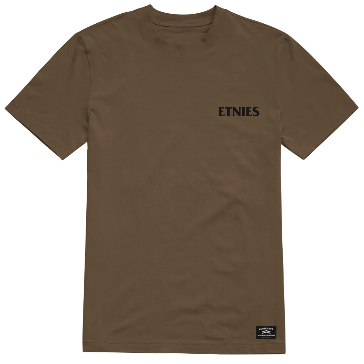 Etnies Dystopia Font T-Shirt - Brown image 1