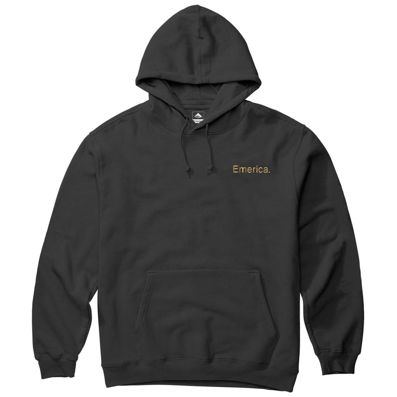 Emerica Lockup Hoodie - Black/Gold