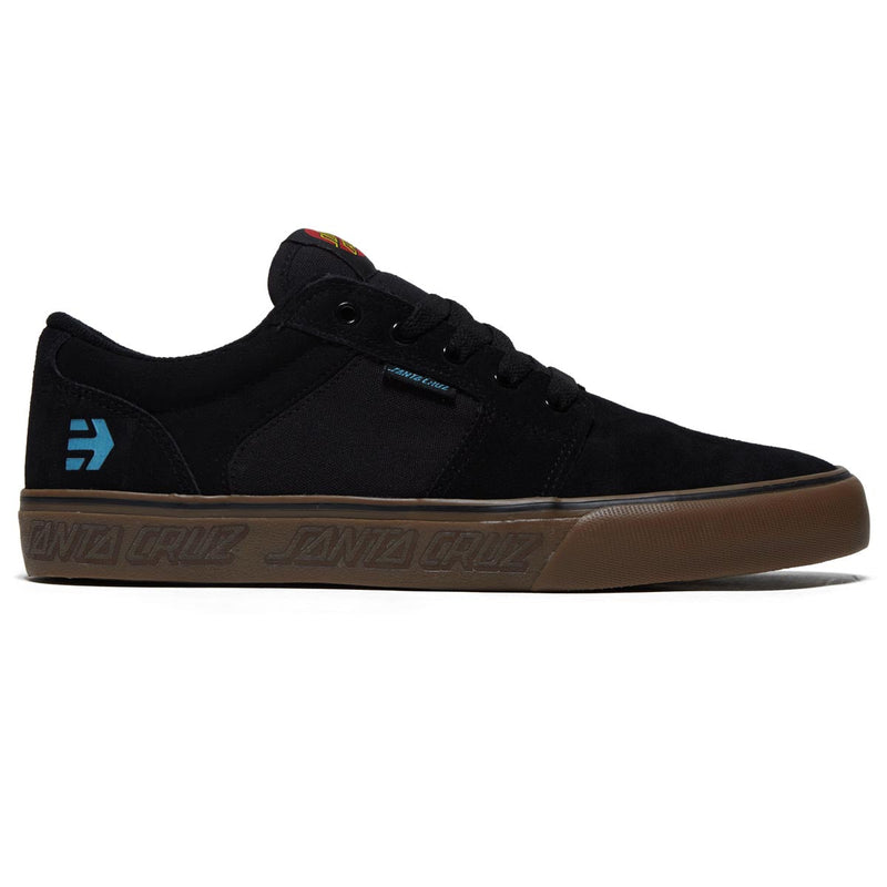 Etnies x Santa Cruz Barge LS Shoes - Black/Gum