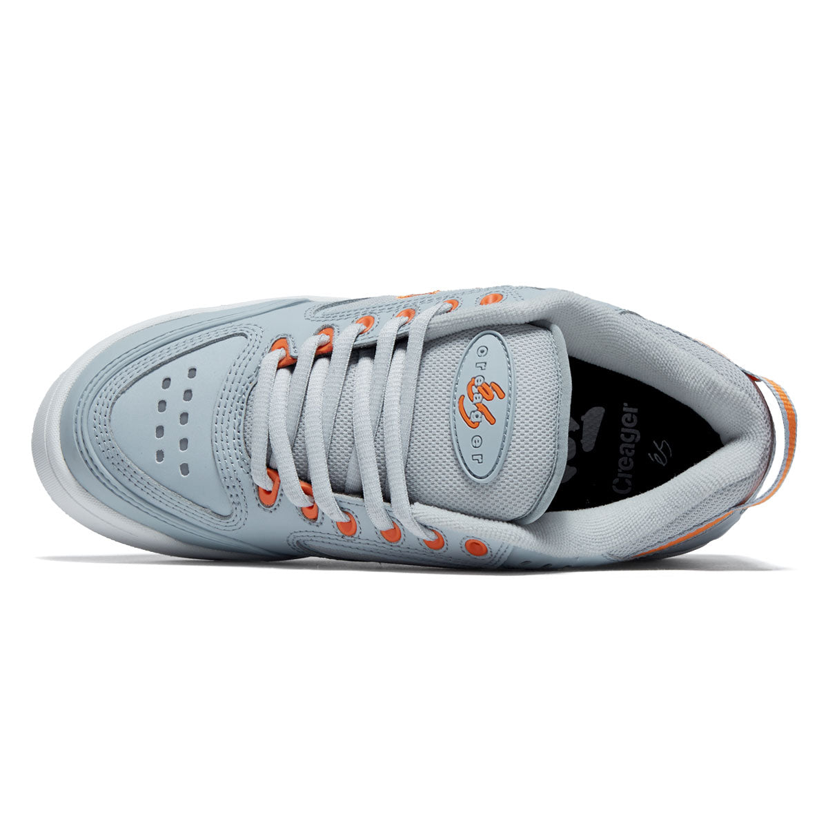 eS Creager Shoes - Grey/Orange – Daddies Board Shop
