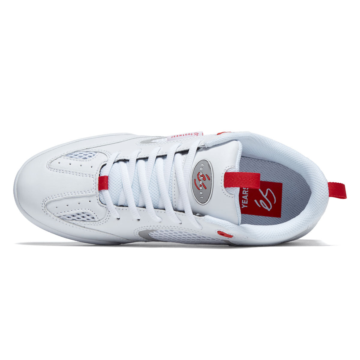 eS Quattro Shoes - White/Grey/Red – Daddies Board Shop