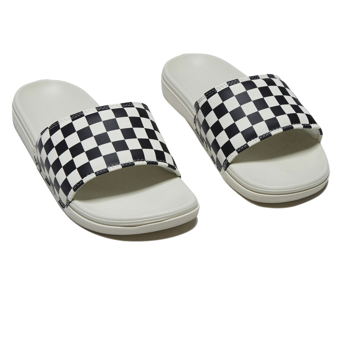 Vans Womens La Costa Slide-On Sandals - Checkerboard Black/Mars image 5