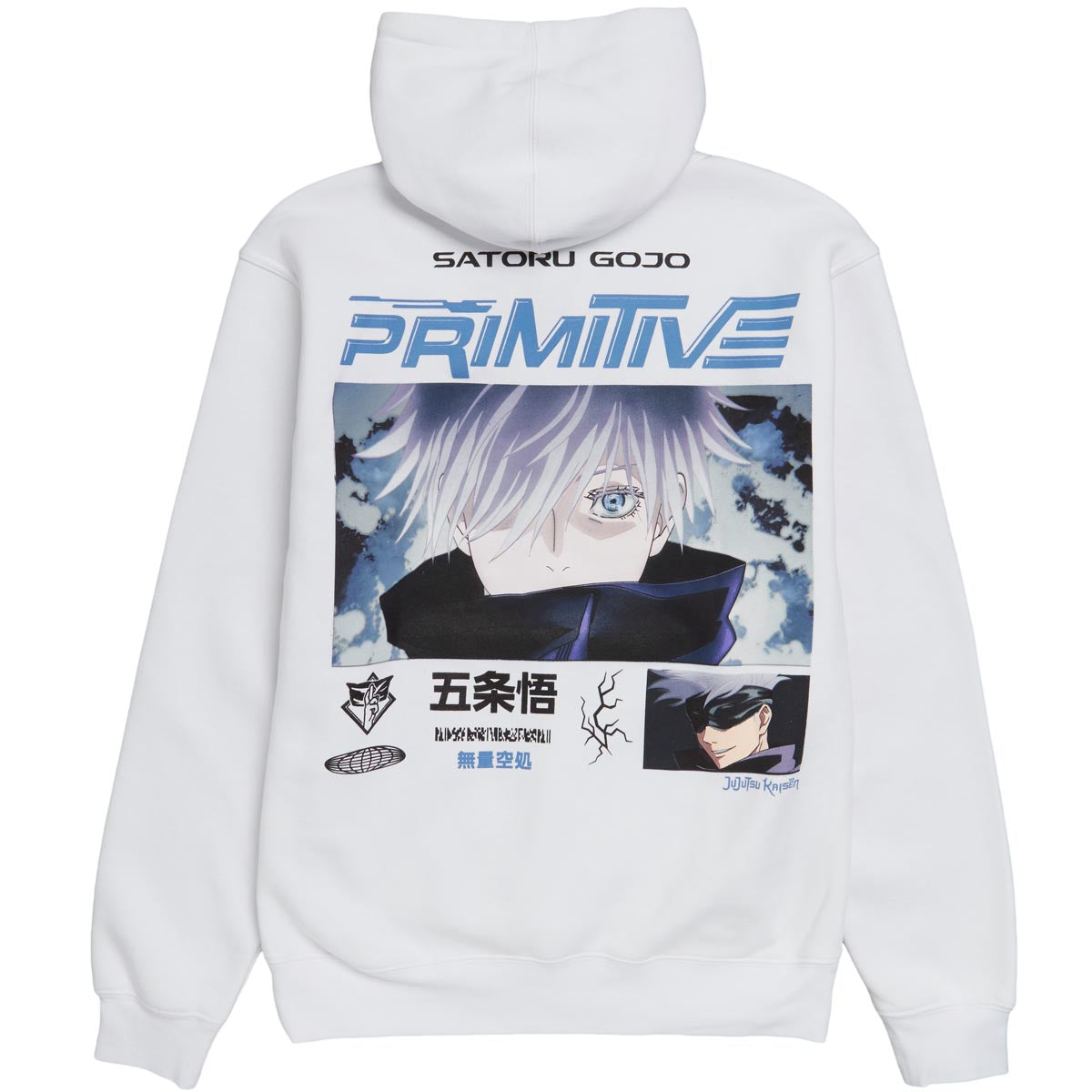Primitive x Jujutsu Kaisen Satoru Hoodie - White image 1