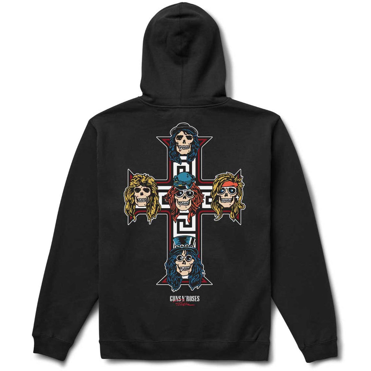 Primitive x Guns N' Roses Cross Hoodie - Black