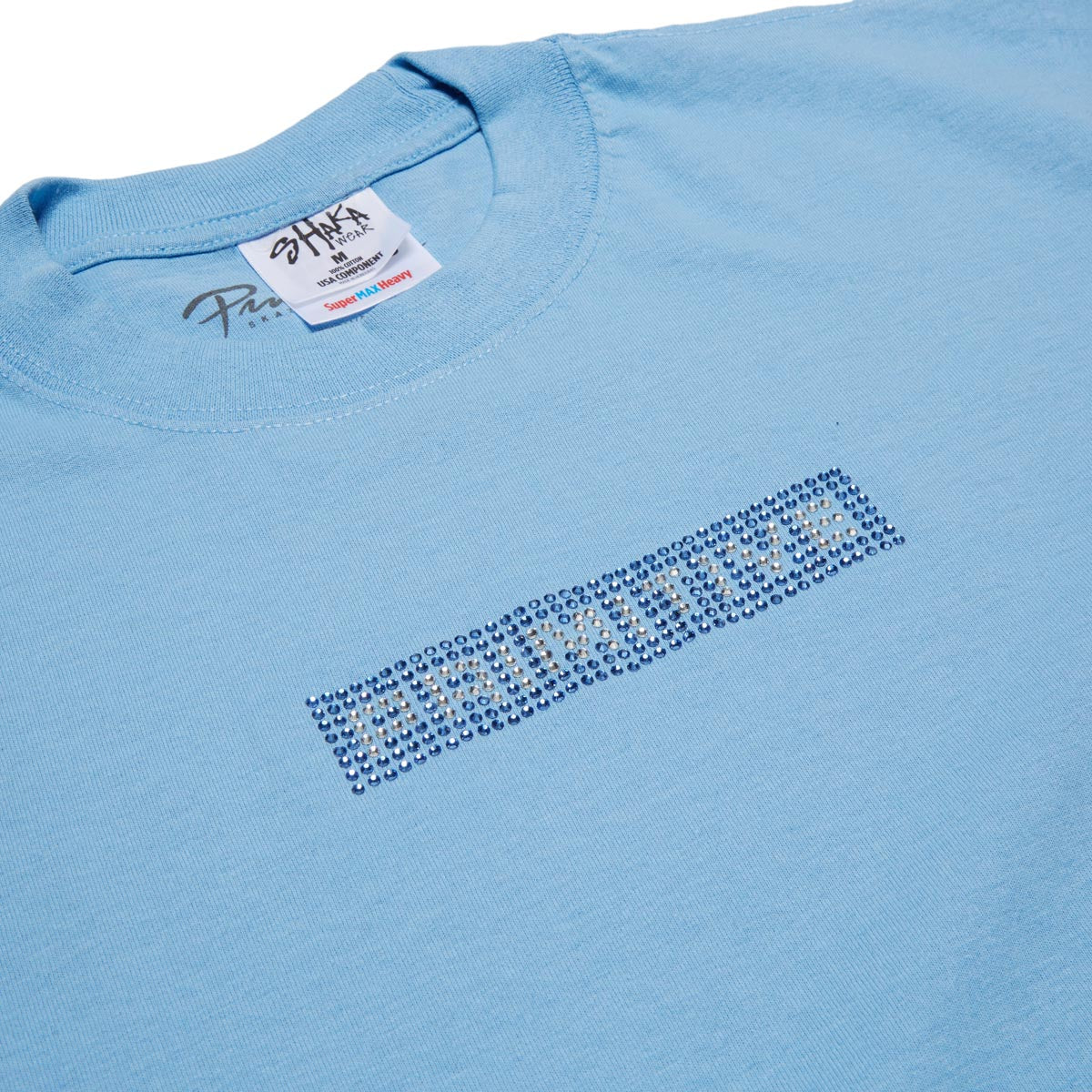Primitive Boxed Rhinestone T-Shirt - Light Blue image 2