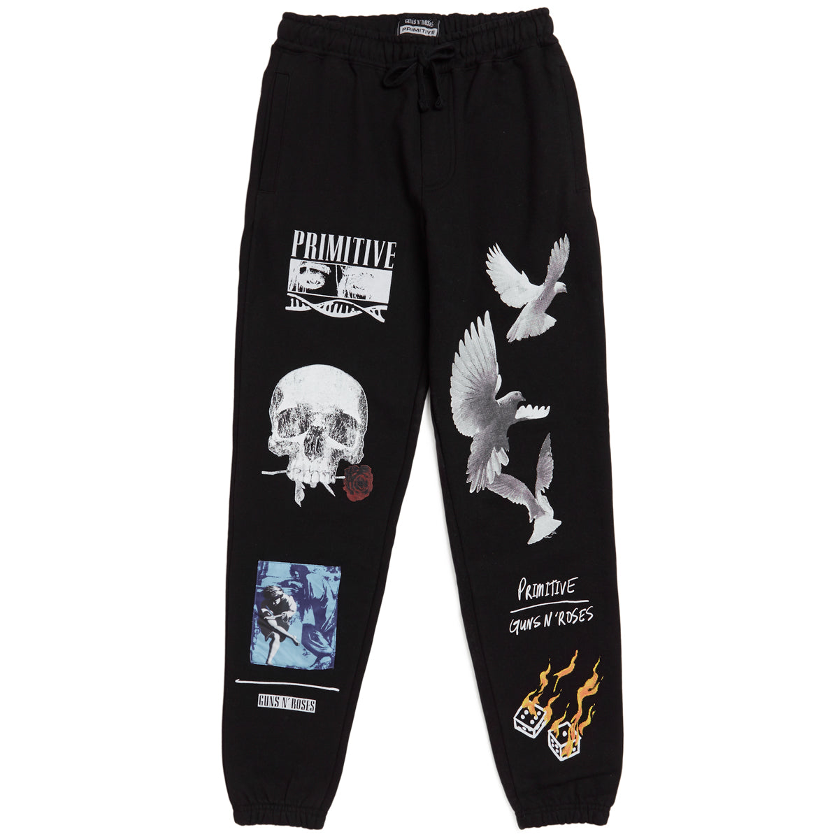 Primitive x Guns N' Roses Don't Cry Sweat Pants - Black
