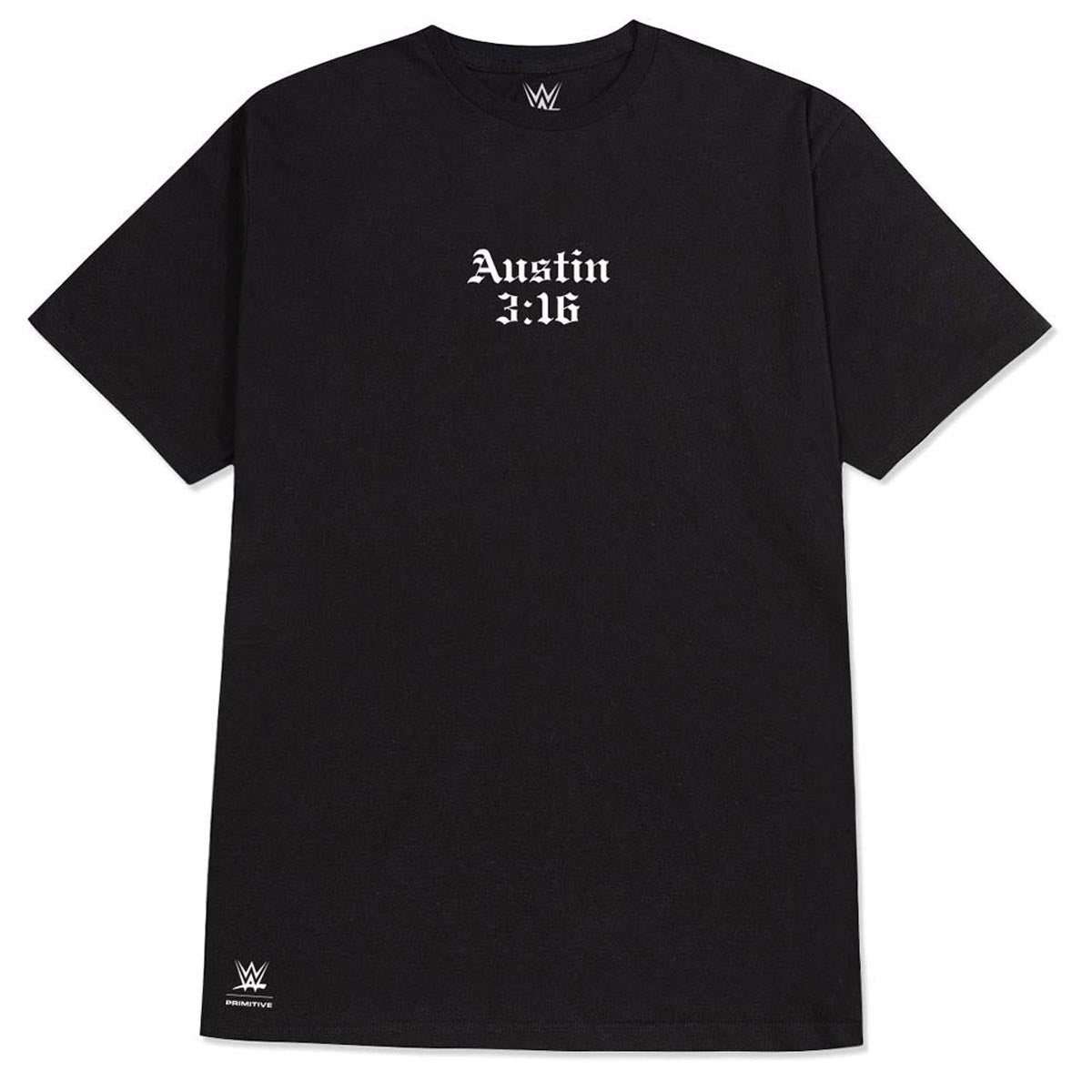 Primitive x WWE Austin Chrome T-Shirt - Black image 2