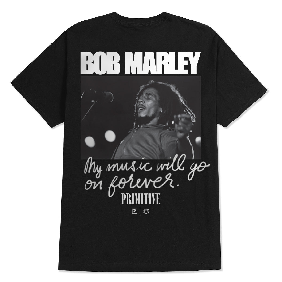 Primitive x Bob Marley Forever T-Shirt - Black image 1