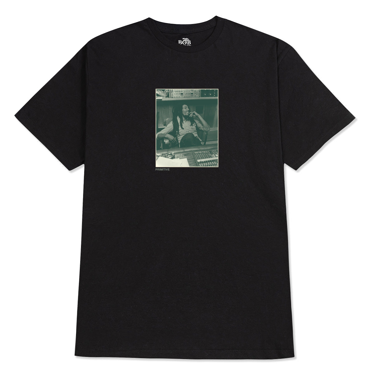 Primitive x Bob Marley Console T-Shirt - Black image 1