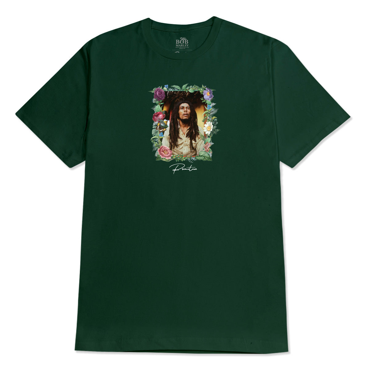 Primitive x Bob Marley Everlasting T-Shirt - Forest Green image 1