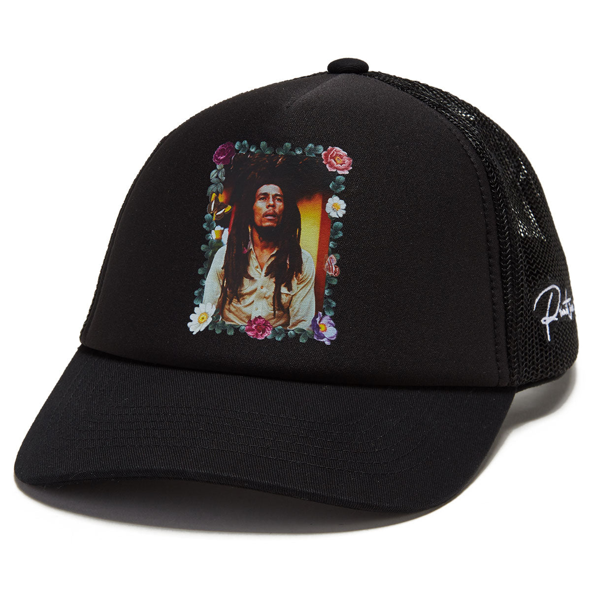 Primitive x Bob Marley Everlasting Trucker Hat - Black image 1