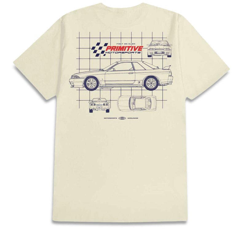 Primitive Specs T-Shirt - Cream