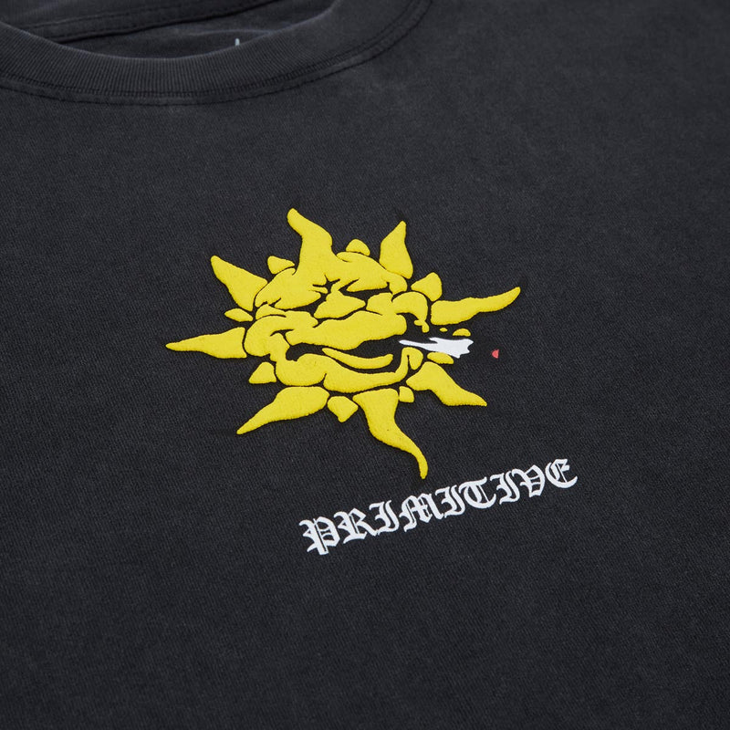 Primitive Burnt Heavyweight T-Shirt - Black