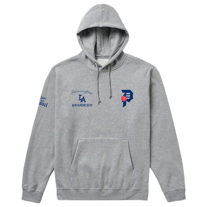 Primitive x Dodgers Champs Hoodie - Heather Grey