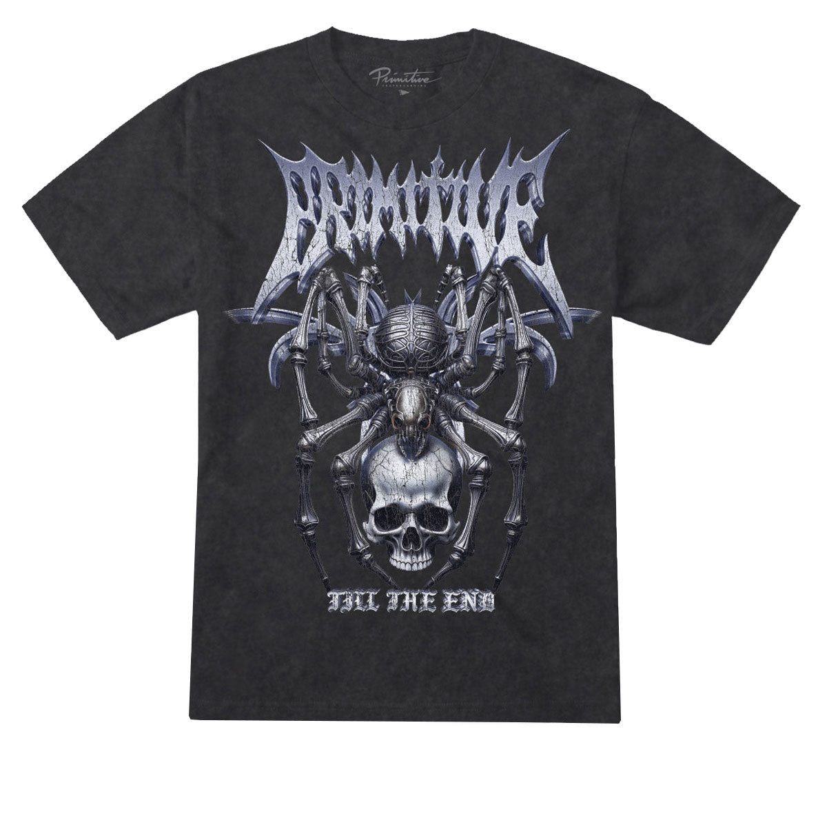 Primitive Creeper Heavyweight T-Shirt - Black image 1