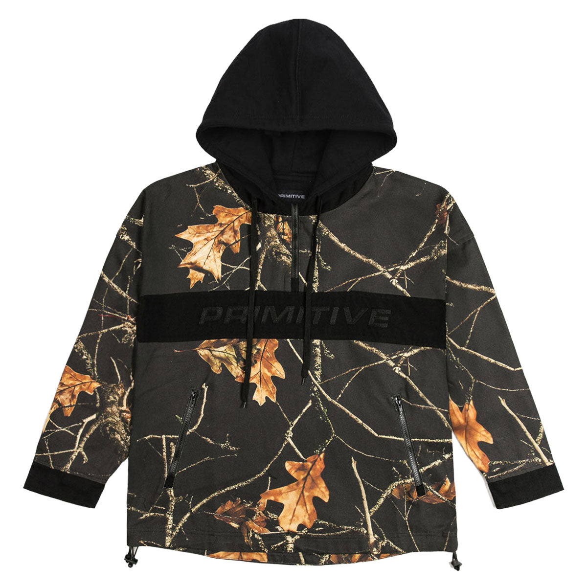 Primitive Night Owl Anorak Jacket - Black image 1