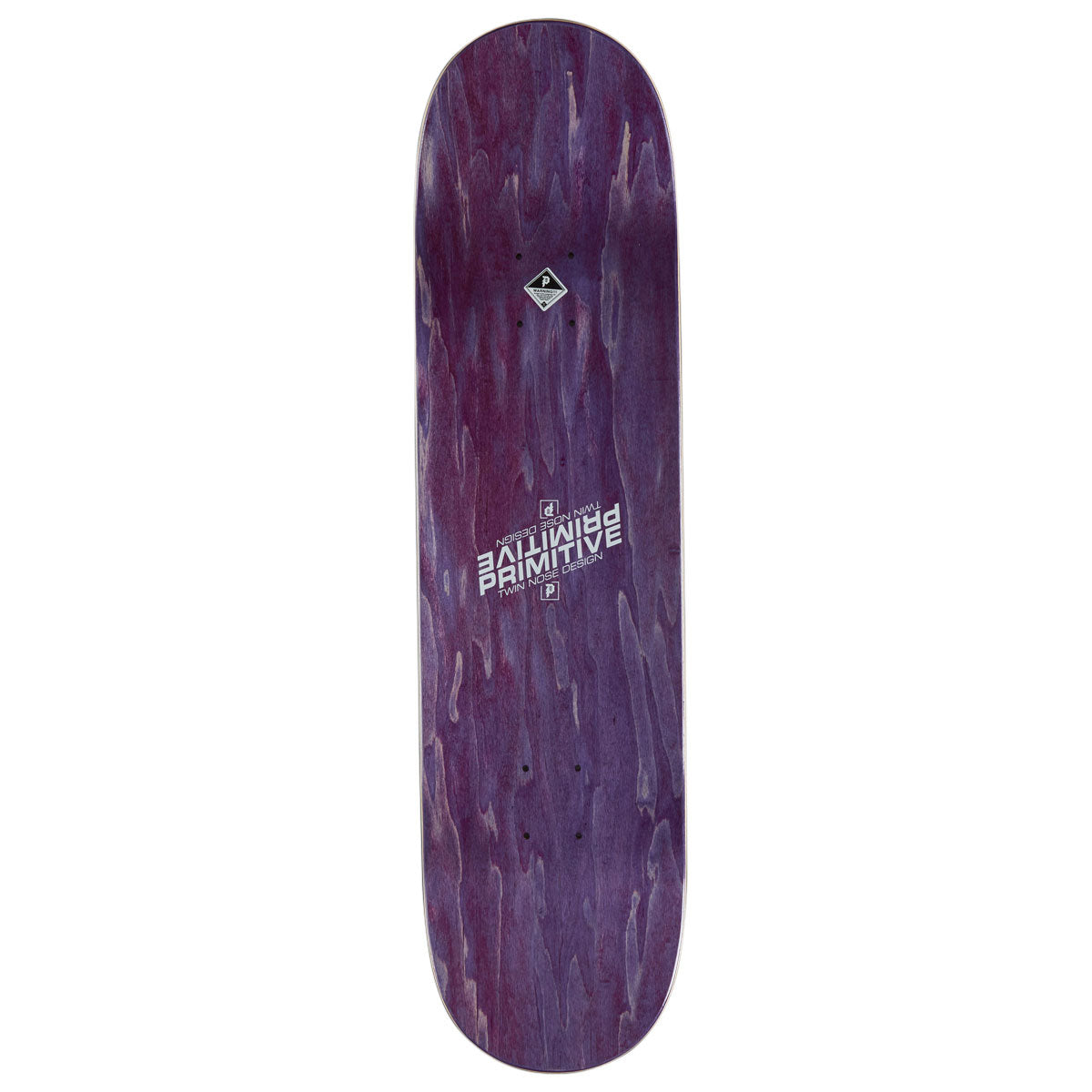 Primitive Rodriguez Eagle Twin Nose Skateboard Complete - Holo Black - 8.25