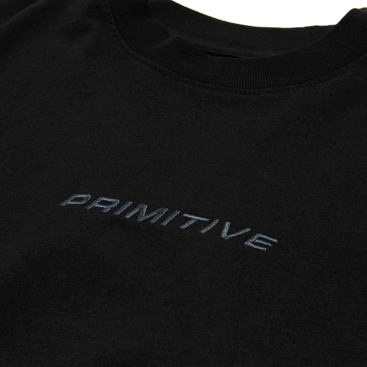 Primitive Euro Slant Two-Fer Long Sleeve Thermal Shirt - Black image 2