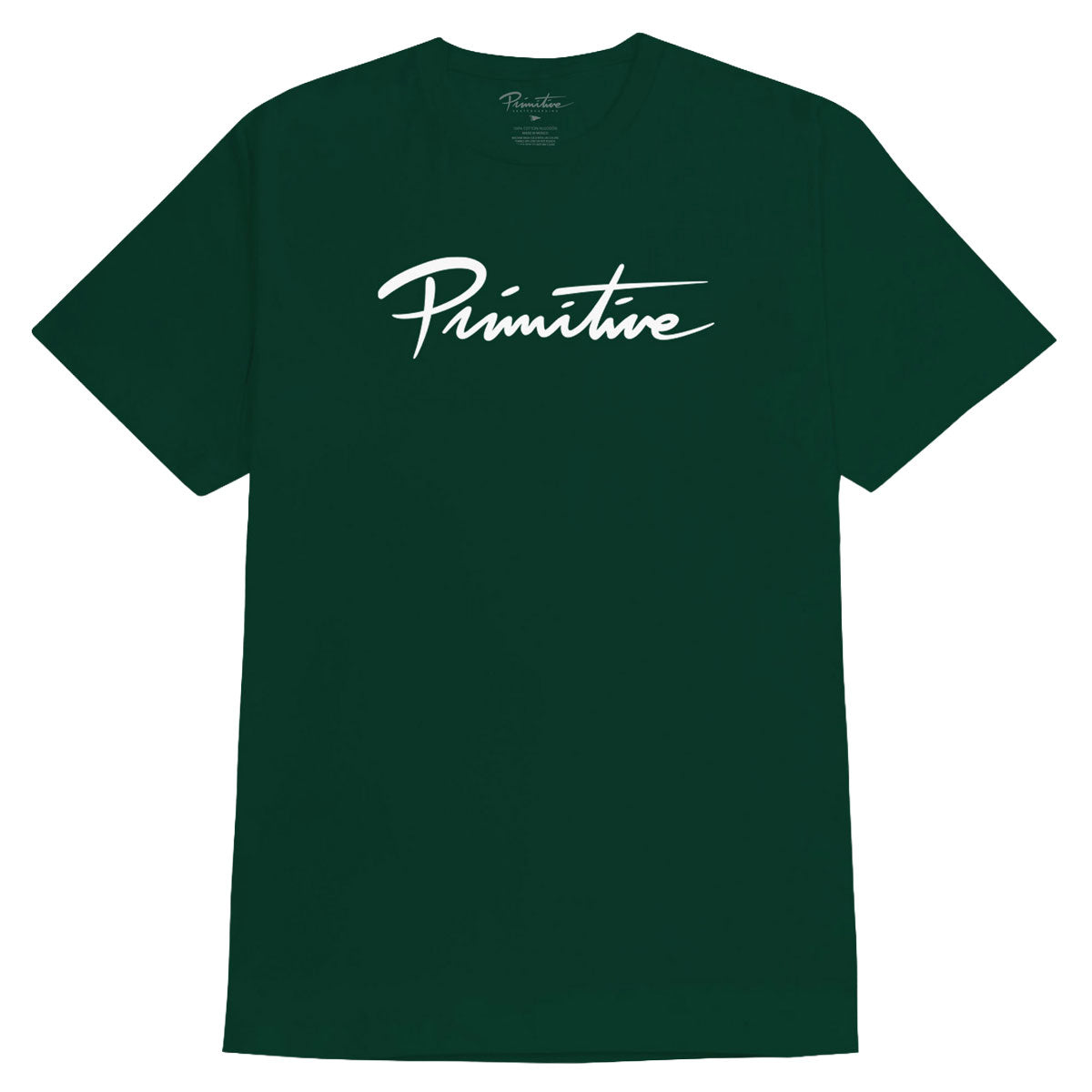 Primitive Nuevo Script T-Shirt - Forest Green image 1