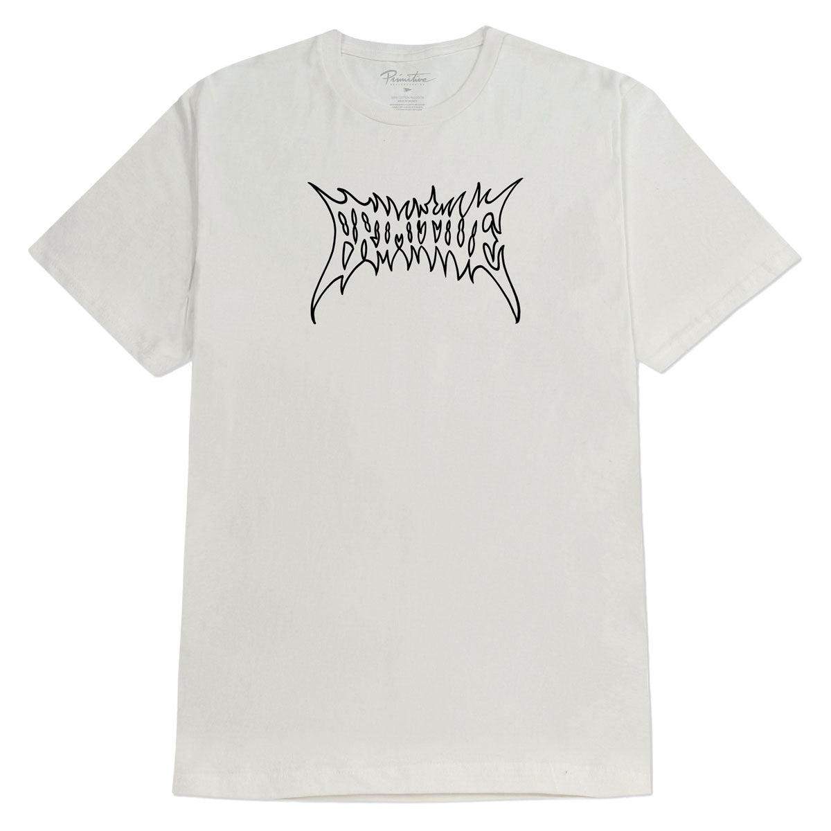 Primitive Threat T-Shirt - Cream image 1
