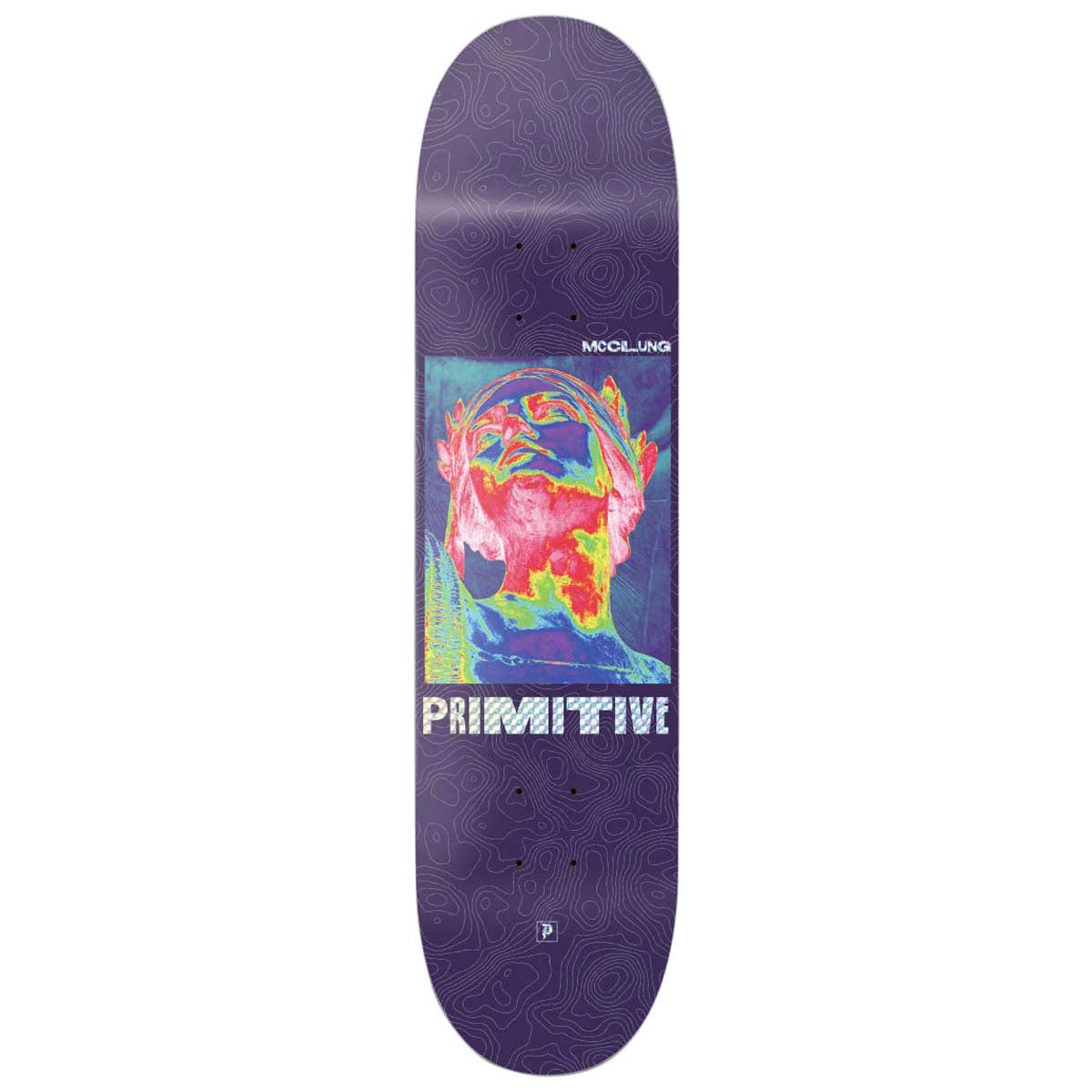 Primitive McClung Olympus Skateboard Deck - Purple - 8.00