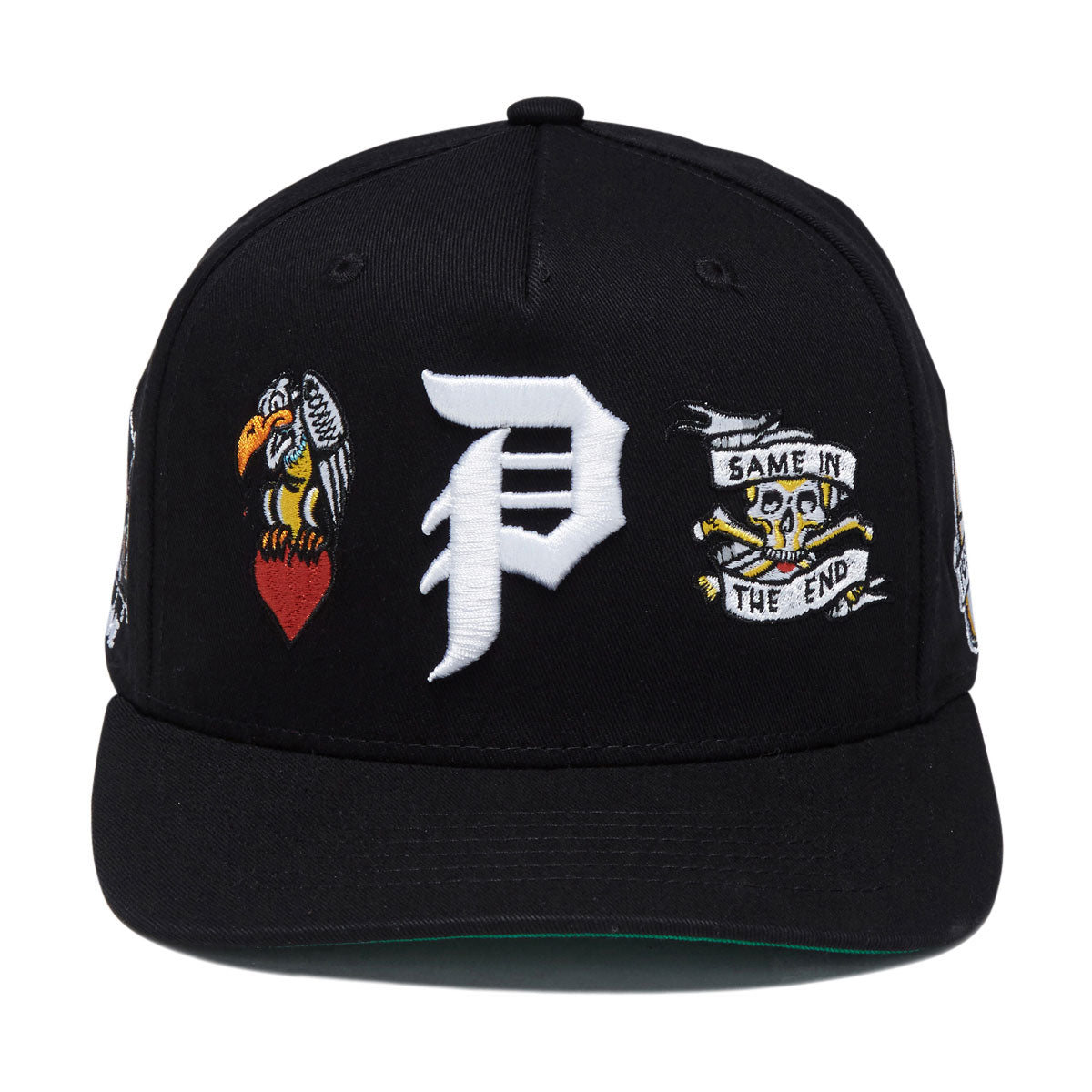 Primitive x Sublime Freedom A-Frame Snapback Hat - Black image 5