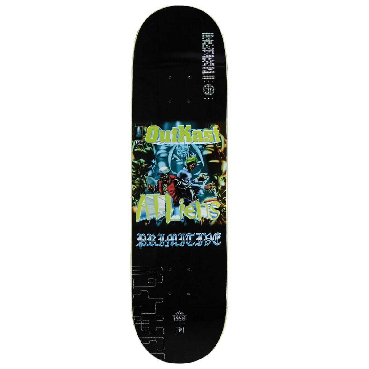 Primitive x Outkast Atliens Team Skateboard Deck - Black - 8.25