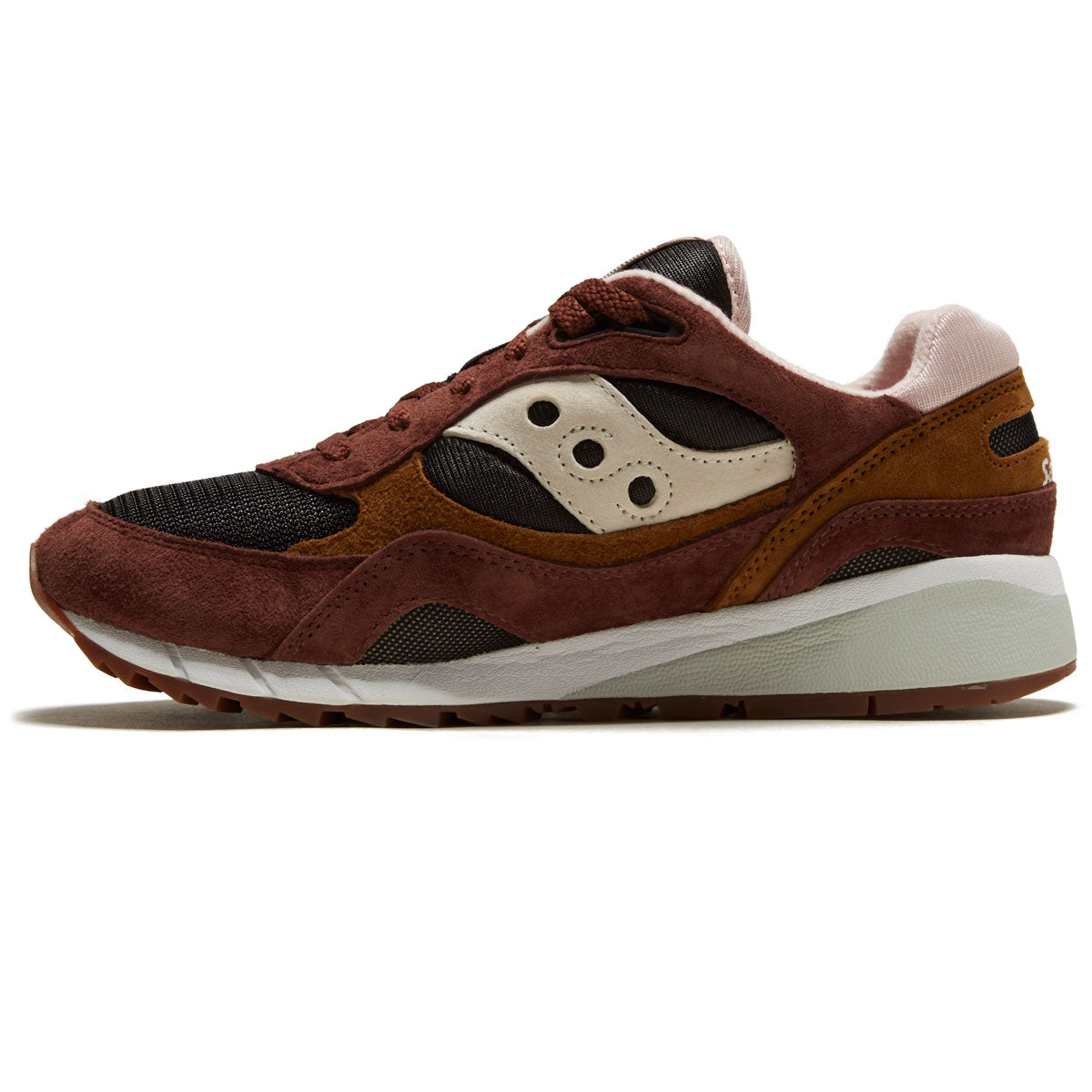 Saucony Shadow 6000 Shoes - Brown/Black image 2