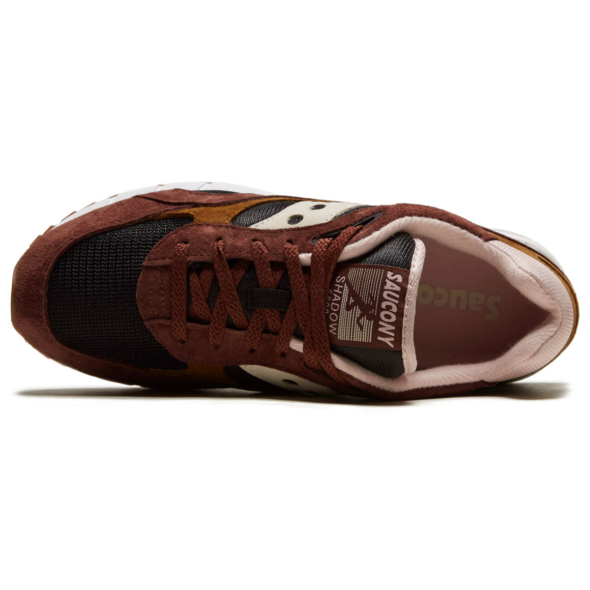 Saucony Shadow 6000 Shoes - Brown/Black image 3