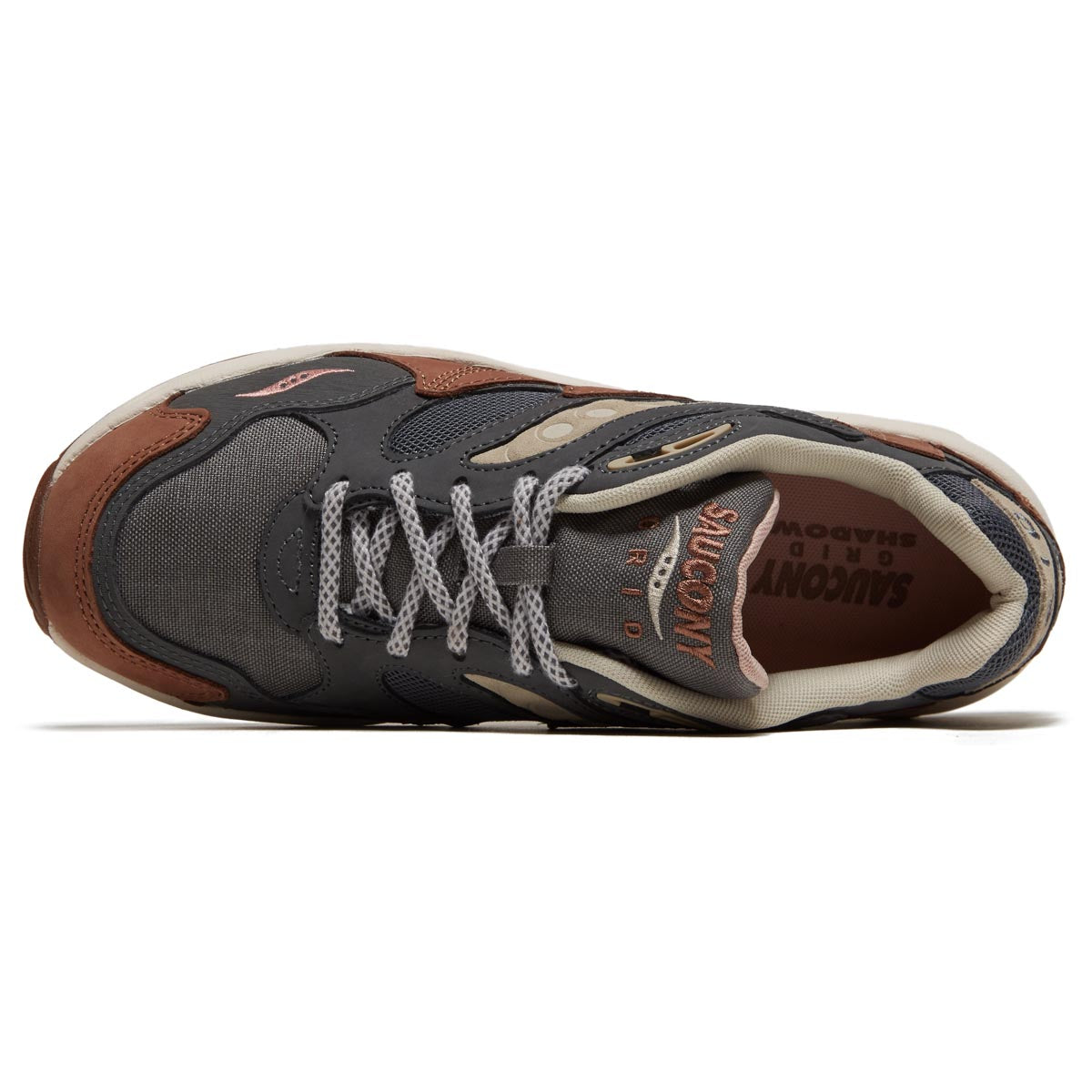 Saucony Grid Shadow 2 Shoes - Grey/Brown image 3