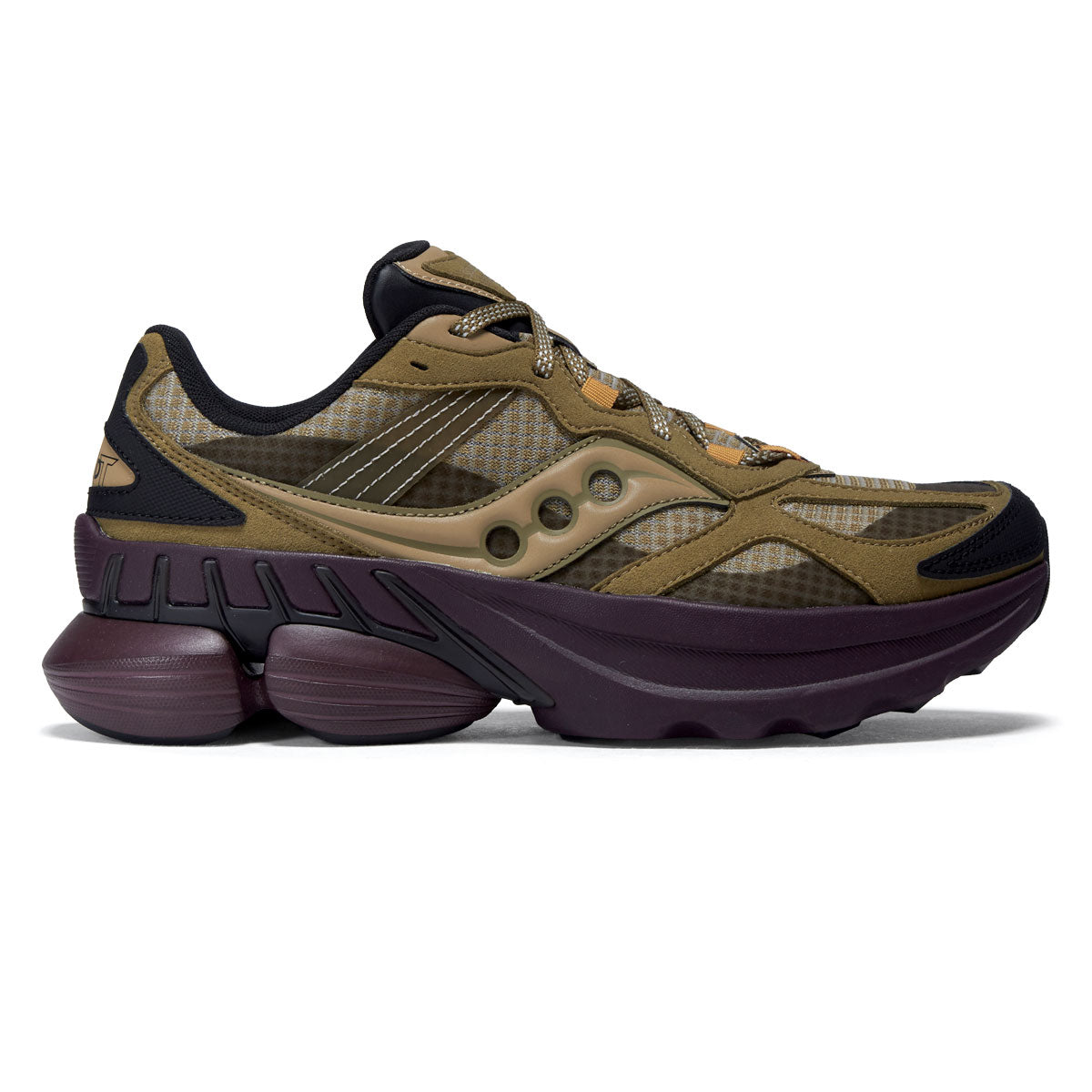Saucony Grid NXT Shoes - Brown/Wine image 1