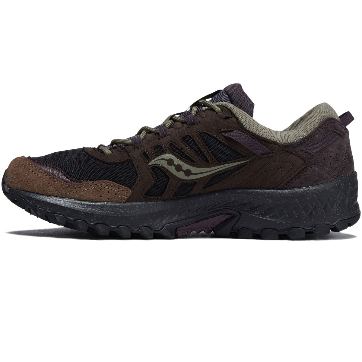 Saucony Grid Peak Shoes - Black/Wine image 2