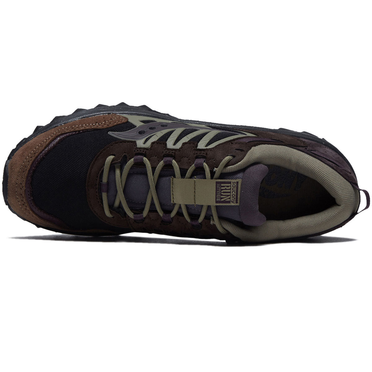 Saucony Grid Peak Shoes - Black/Wine image 3