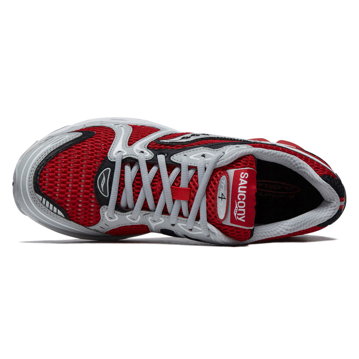 Saucony Progrid Triumph 4 Shoes - Red/Grey image 3