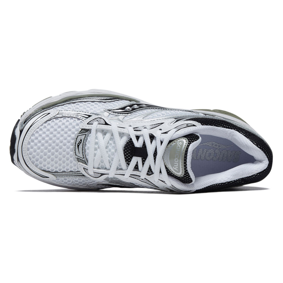 Saucony Progrid Omni 9 Shoes - White/Sage image 3