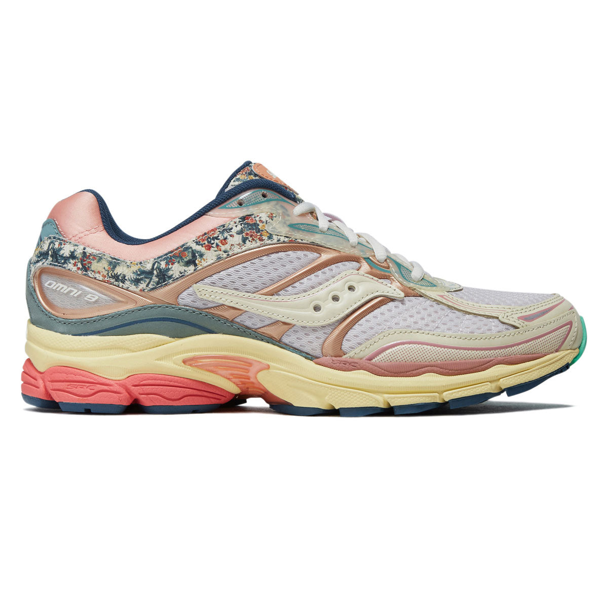 Saucony Progrid Omni 9 Shoes - Beige/Blue image 1
